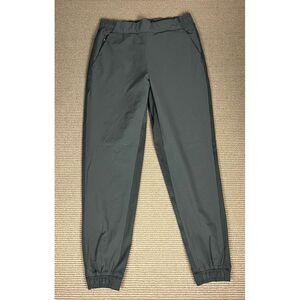 Athleta Textured Brooklyn Jogger Women 8 Mountain Olive Ankle Pant Athleisure‎